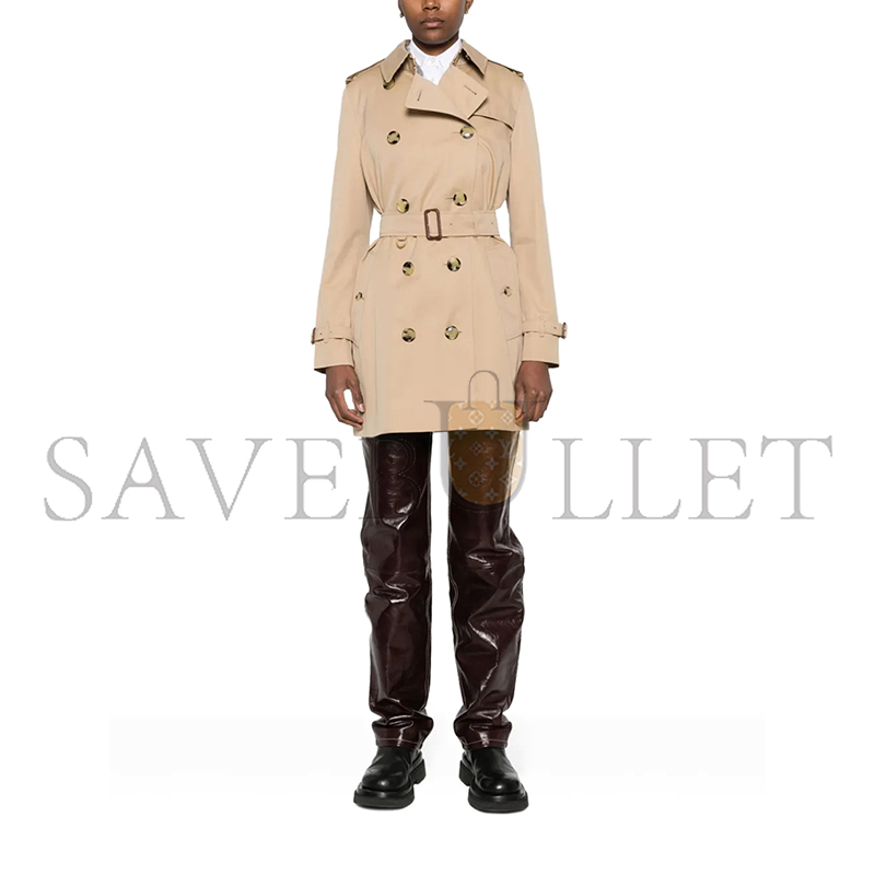 BURBERRY SHORT KENSINGTON TRENCH COAT 